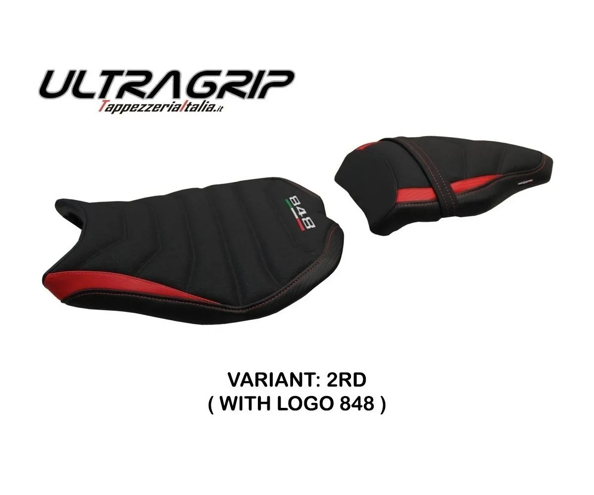 Rivestimento Sella Cervia Ultragrip Rosso (rd) T.i. Per Ducati 848 2007 > 2013-D848CU-2RD-4-276027