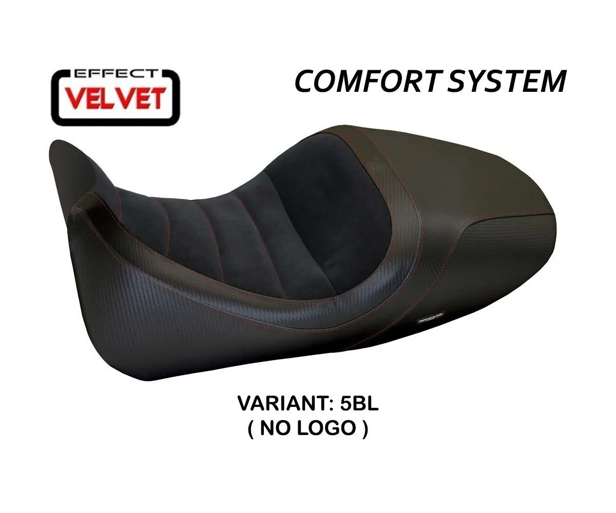 Rivestimento Sella Imola 1 Velvet Comfort System Nero (bl) T.i. Per Ducati Diavel 2014 > 2018-DDI1VC-5BL-6-276103