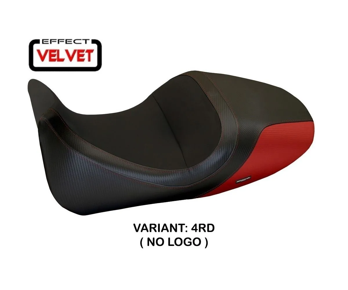 Rivestimento Sella Imola 1 Velvet Rosso (rd) T.i. Per Ducati Diavel 2014 > 2018-DDI1-4RD-6-276093