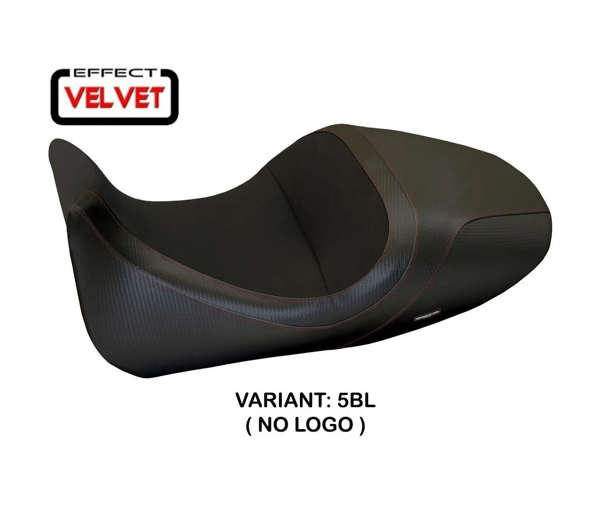 Rivestimento Sella Imola 1 Velvet Nero (bl) T.i. Per Ducati Diavel 2014 > 2018-DDI1-5BL-6-276095