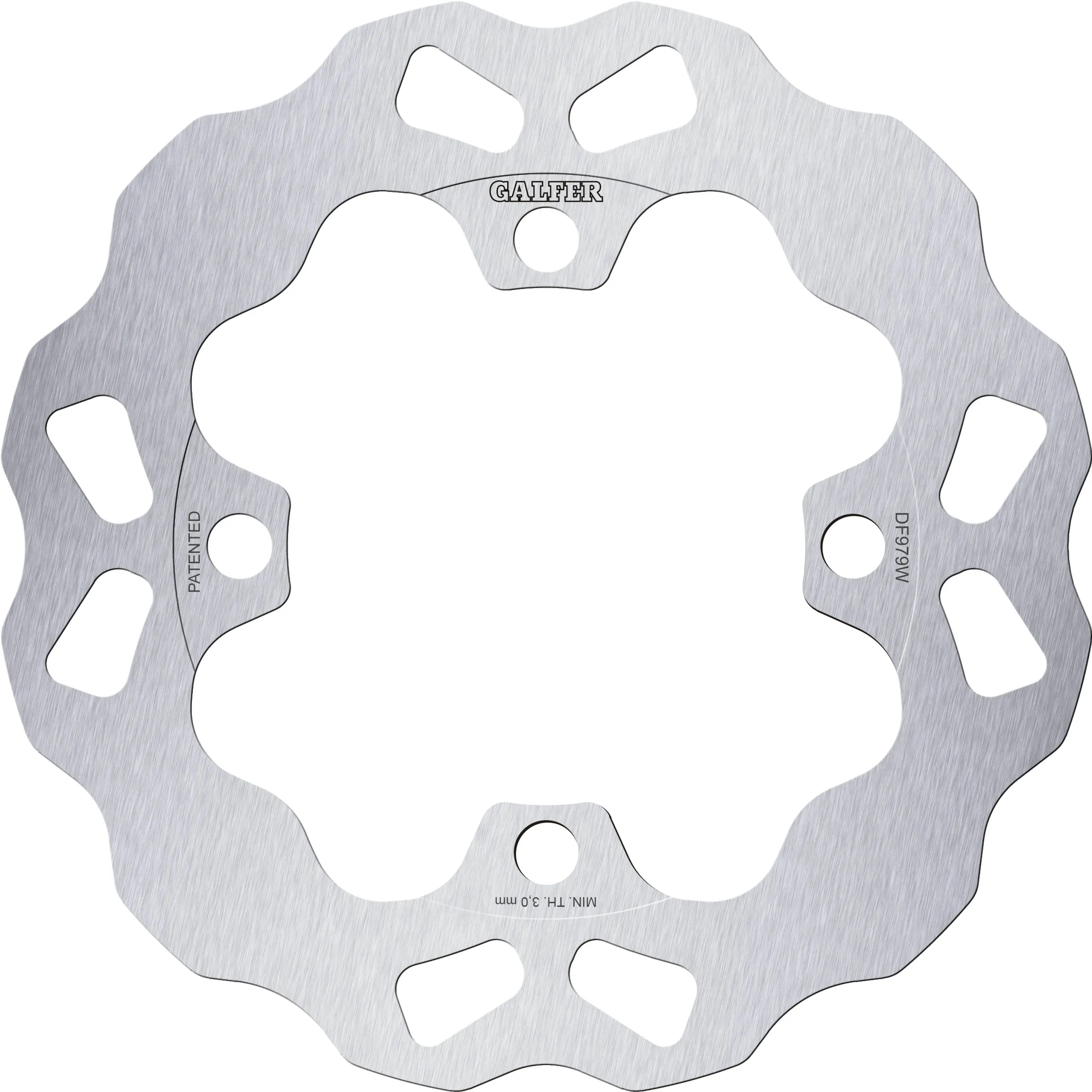 Galfer Disco Freno Posteriore Wave Fixed 245x6mm Yamaha Yxr 700 Rhino Rear Yamaha Yxr 700 Rhino 4x4 Izq./left 2008-DF979W-273378