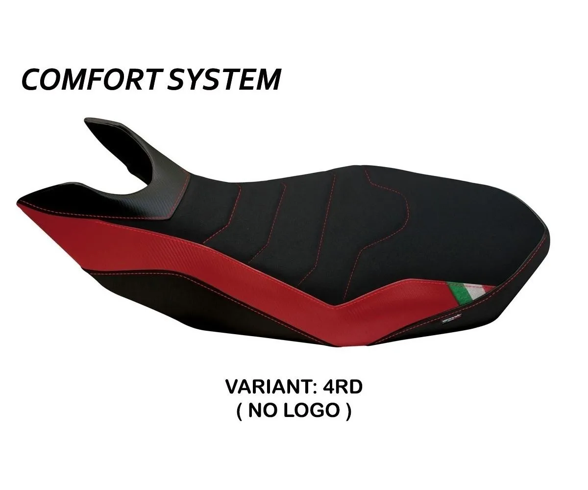 Rivestimento Sella Medea 2 Comfort System Rosso (rd) T.i. Per Ducati Hypermotard 1100/evo 2007 > 2012-DH711M2-4RD-6-276157