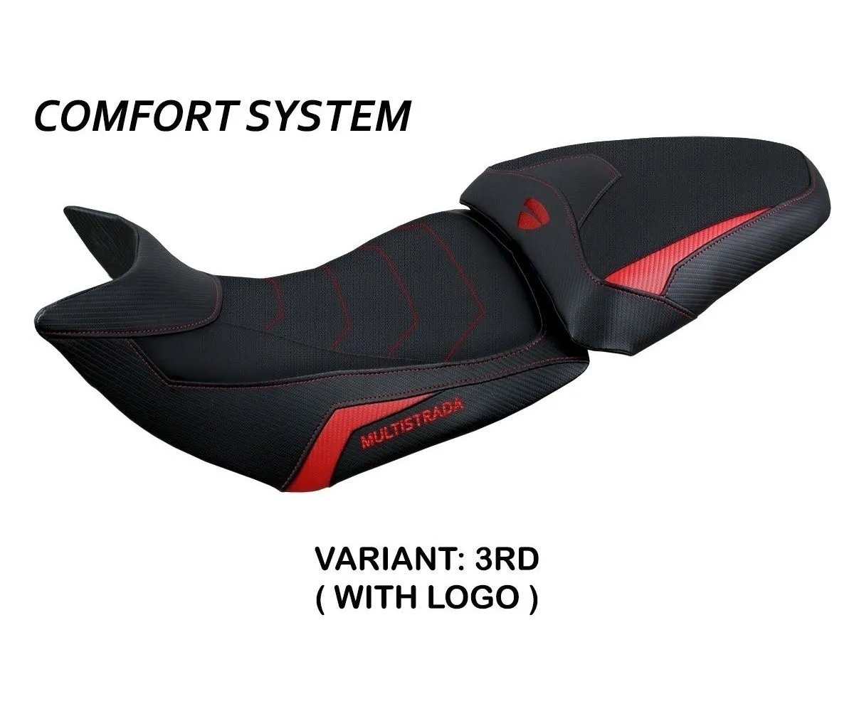 Rivestimento Sella Jazan Comfort System Rosso (rd) T.i. Per Ducati Multistrada 1200 2015 > 2020-DM1215JC-3RD-1-276611