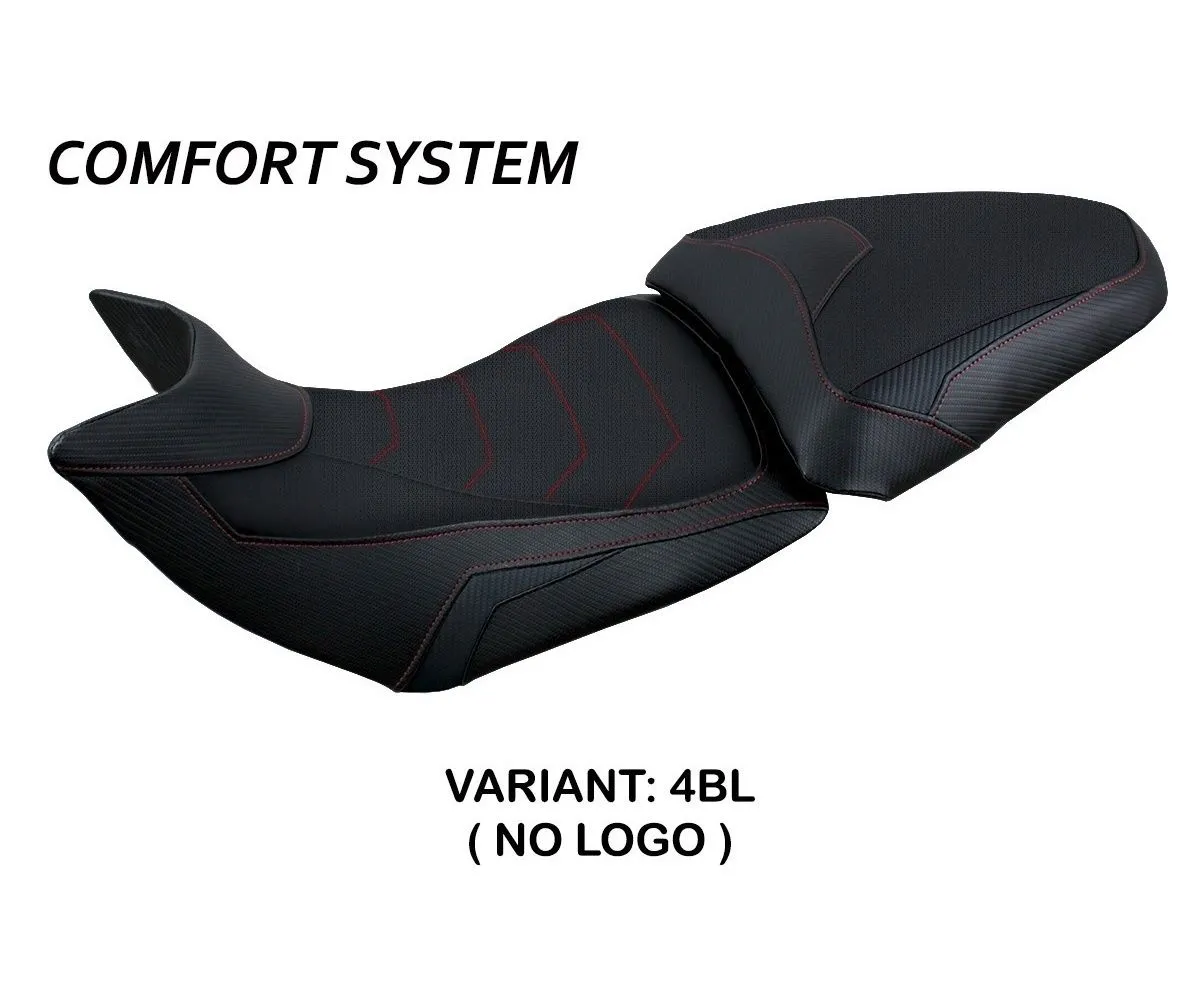 Rivestimento Sella Jazan Comfort System Nero (bl) T.i. Per Ducati Multistrada 1200 2015 > 2020-DM1215JC-4BL-2-276614