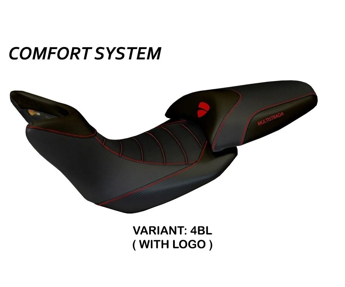 Rivestimento Sella Noto Comfort System Nero (bl) T.i. Per Ducati Multistrada 1260 2015 > 2020-DMLN3C57-4BL-5-276634