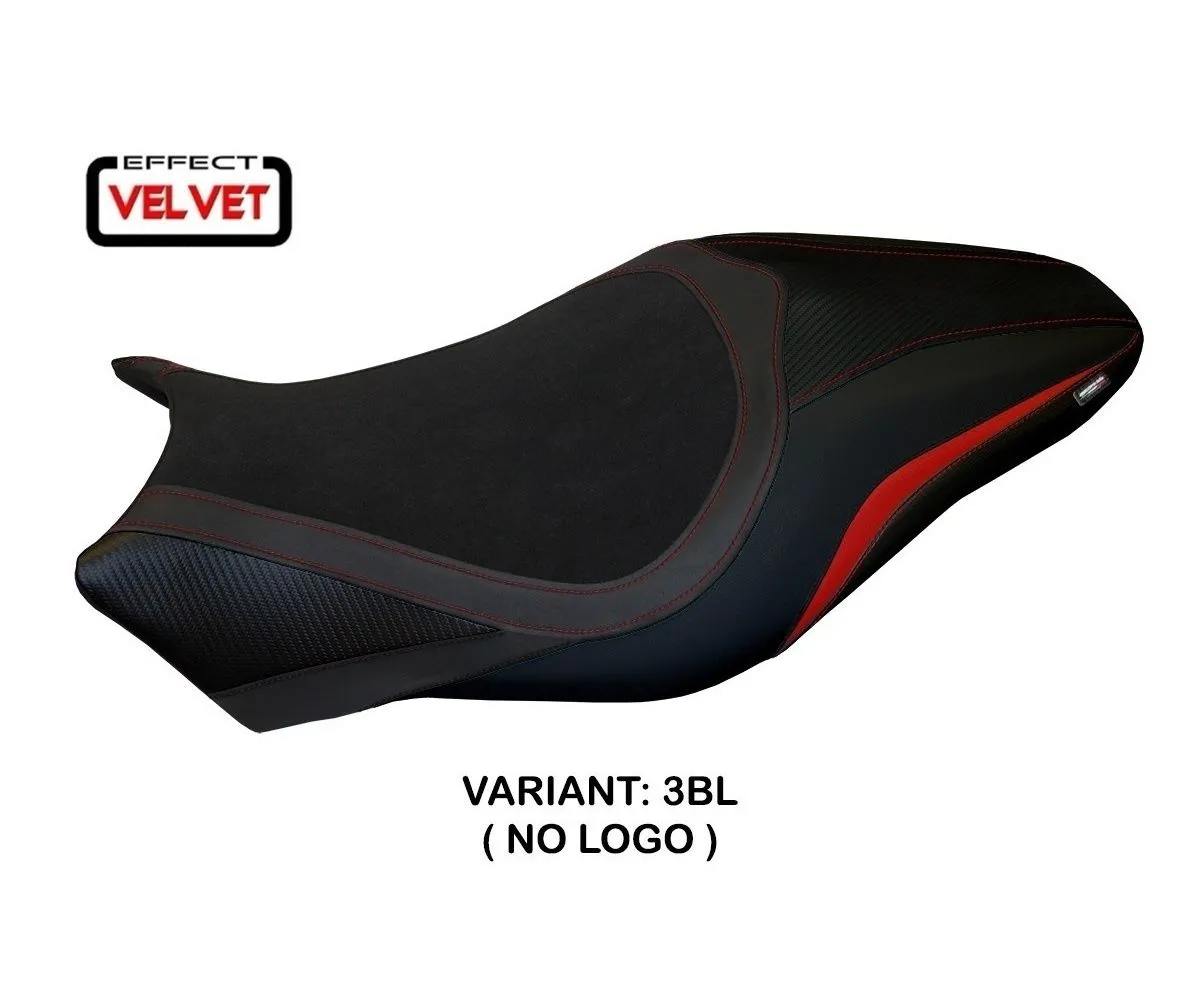 Rivestimento Sella Alzira Velvet Nero (bl) T.i. Per Ducati Monster 797 2017 > 2020-DMON12A-3BL-2-276352