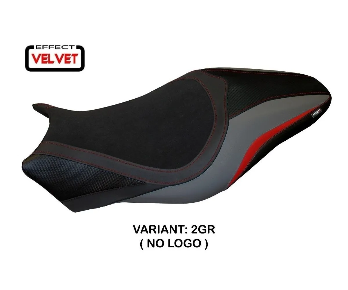 Rivestimento Sella Turis Velvet Grigio (gr) T.i. Per Ducati Monster 1200 2014 > 2016-DMON12T-2GR-2-276452