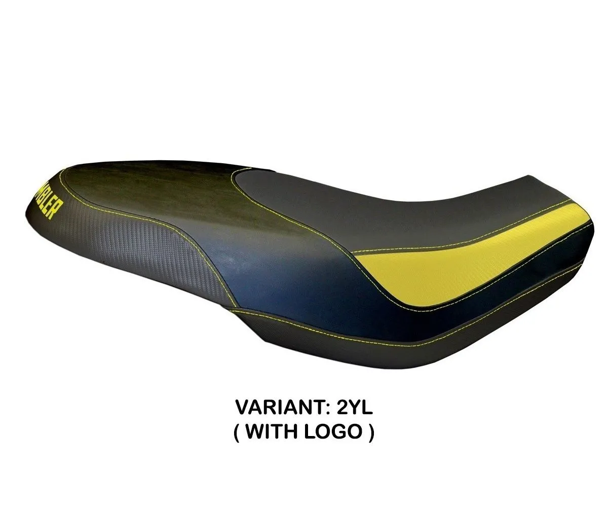 Rivestimento Sella Capri Giallo (yl) T.i. Per Ducati Scrambler (all) 2015 > 2022-DSC-2YL-3-277015