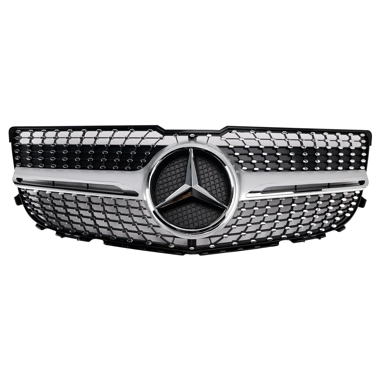 Grille de pare-chocs avant en diamant pour MERCEDES-BENZ GLK300 BASE SPORT UTILITY 4 PORTES 2012-2015