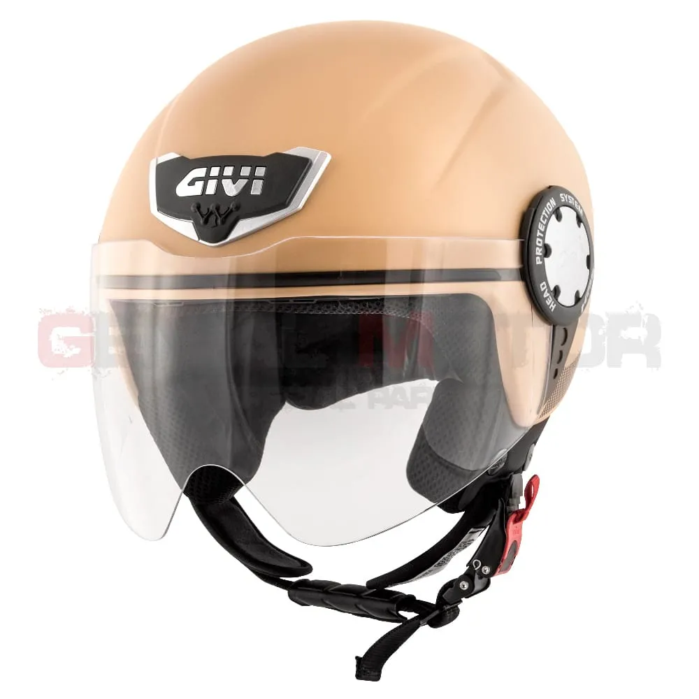 Casco Uomo 10.4f Demi-jet Moto Givi Helmet Jet Sabbia Opaco H104fslsd-H104FSLSD-133593