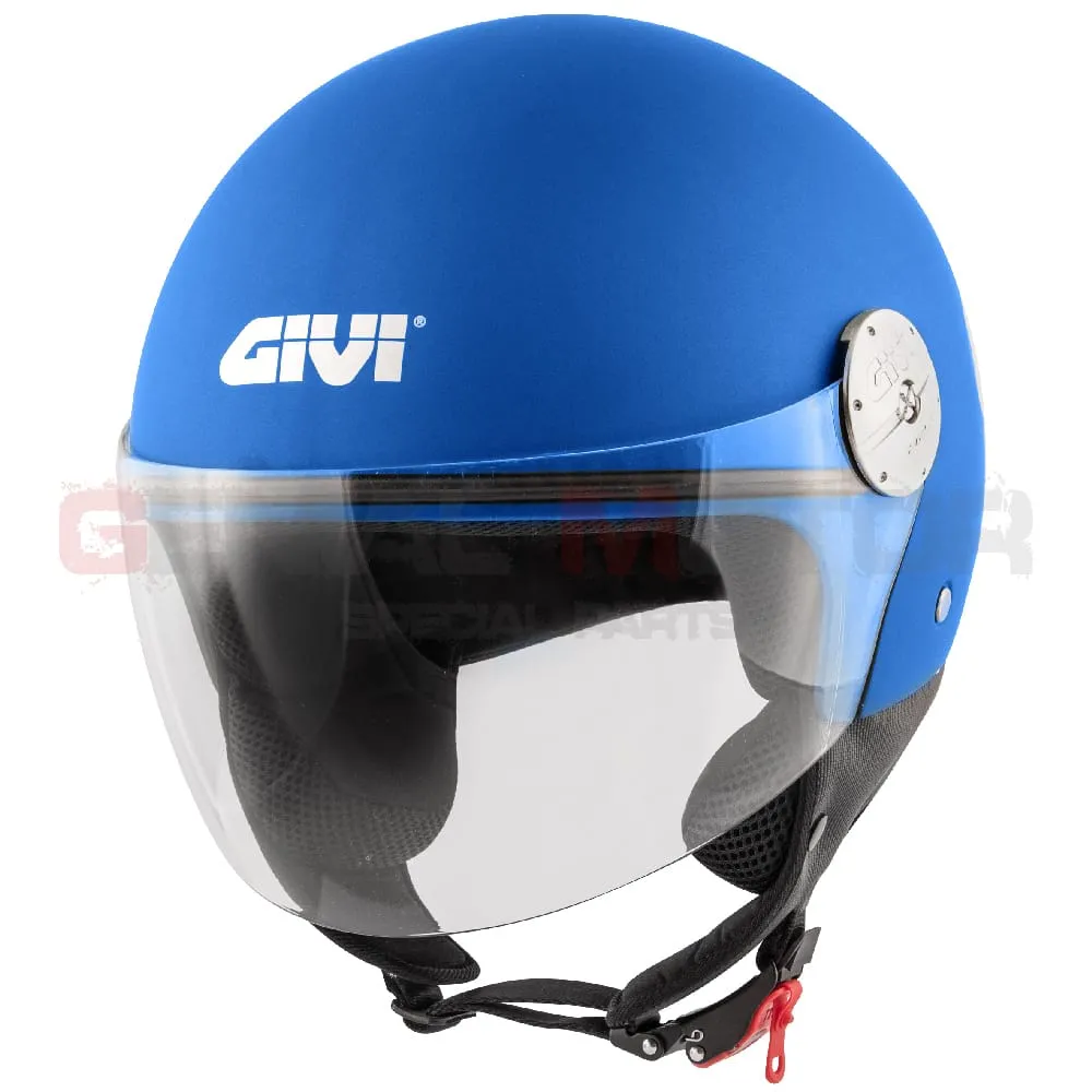 Casco Uomo D-jet 10.7 Mini Moto Givi Helmet Jet Blu Metallico Opaco H107bb508-H107BB508-133598