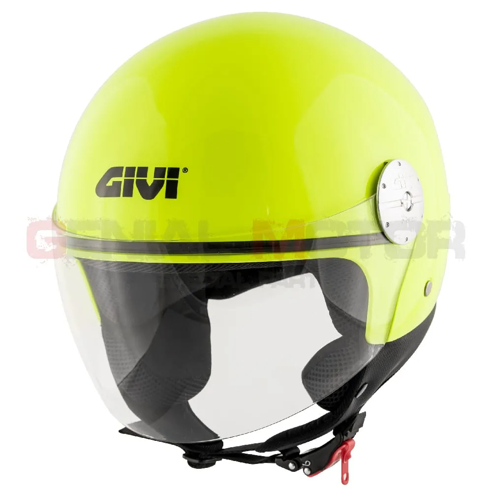 Casco Uomo D-jet 10.7 Mini Moto Givi Helmet Jet Giallo Fluo H107bg126-H107BG126-133597