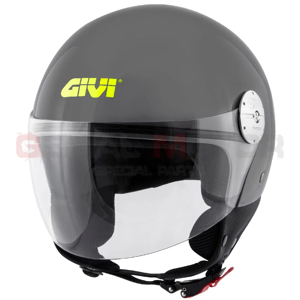 Casco Uomo D-jet 10.mini Moto Givi Helmet Jet Grigio Lucido H107bg767-H107BG767-133633
