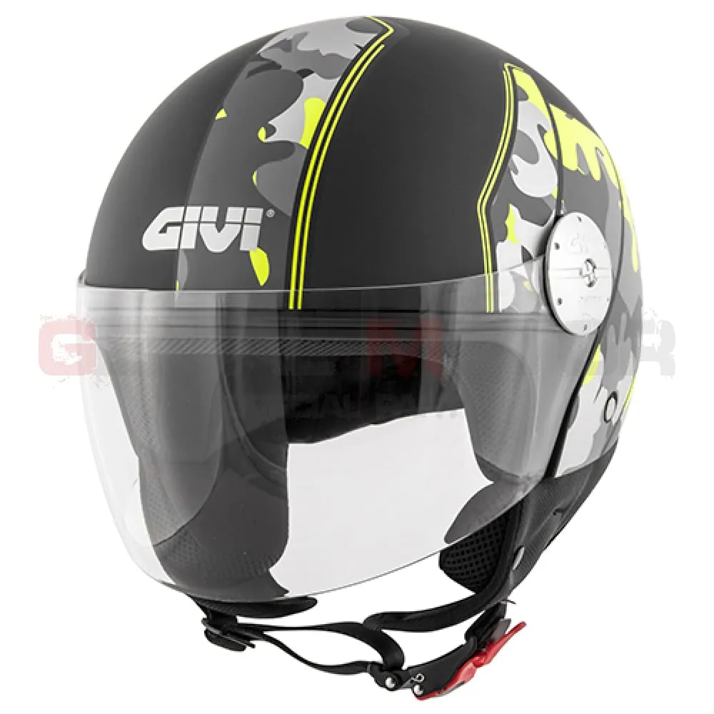 Casco Uomo D-jet 10.7 Mini Moto Givi Helmet Jet Nero Opaco H107fcmmy-H107FCMMY-133596