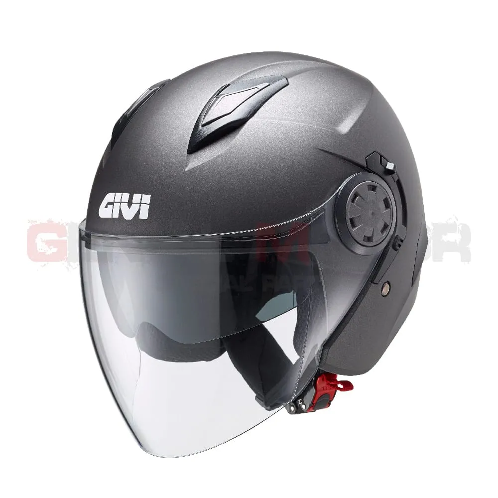 Casco Uomo 12.3 Stratos Moto Givi Helmet Jet Titanio Opaco H123bg768-H123BG768-133585