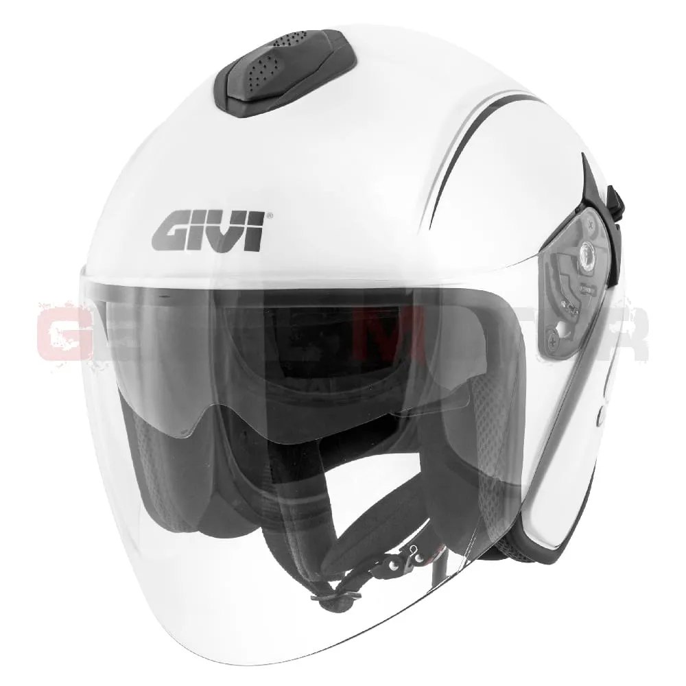 Casco Uomo Jet 20.9 Fiberjet Moto Givi Helmet Jet Bianco Lucido H209fgswh-H209FGSWH-133595