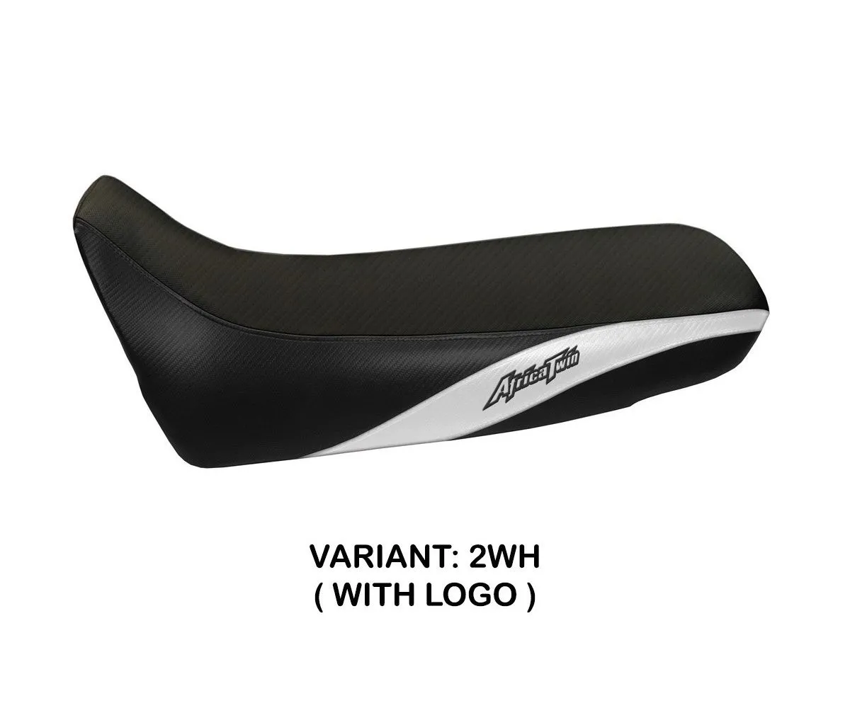 Rivestimento Sella Carbon Line Bianco (wh) T.i. Per Honda Africa Twin 750 1990 > 1991-HAT7C-2WH-1-277218