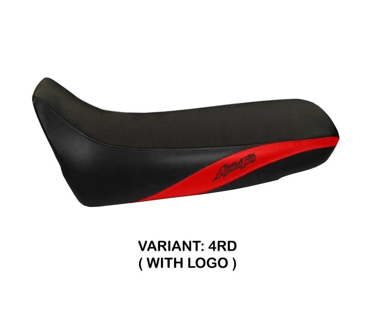 Rivestimento Sella Carbon Line Rosso (rd) T.i. Per Honda Africa Twin 750 1990 > 1991-HAT7C-4RD-1-277222