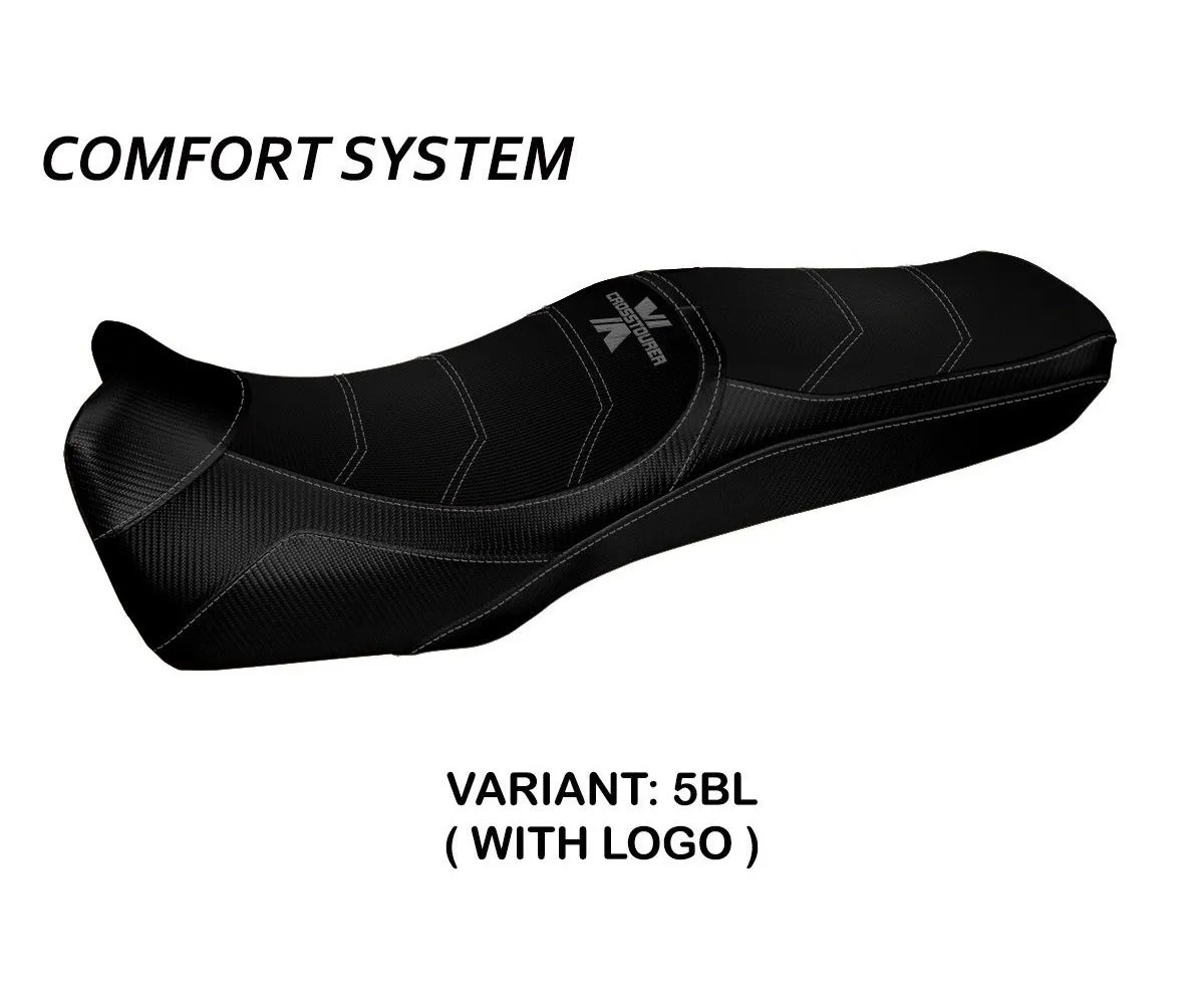 Rivestimento Sella Lecce 2 Comfort System Nero (bl) T.i. Per Honda Crosstourer 1200 2011 > 2020-HC12L2C-5BL-1-277780