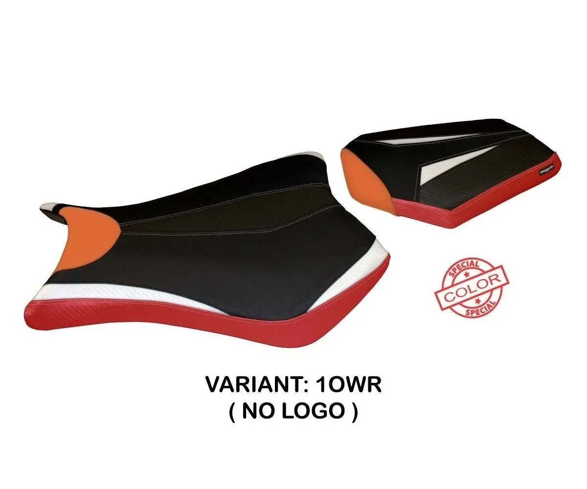 Rivestimento Sella Grove Special Color Arancio - Bianco - Rosso (owr) T.i. Per Honda Cbr 1000 Rr 2008 > 2016-HCB1RRGS-1OWR-5-277470