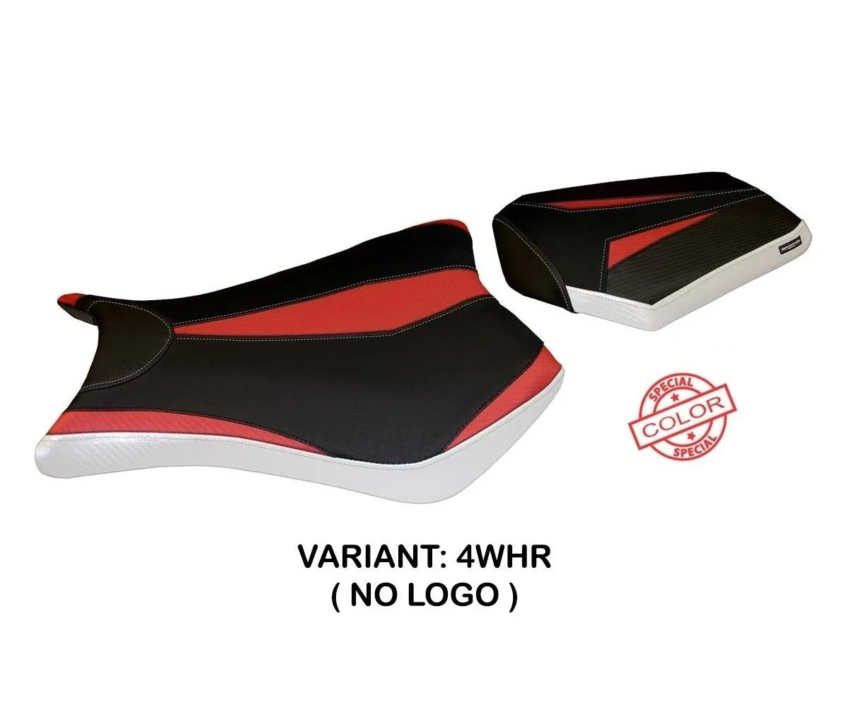 Rivestimento Sella Grove Special Color Bianco - Rosso (whr) T.i. Per Honda Cbr 1000 Rr 2008 > 2016-HCB1RRGS-4WHR-5-277474