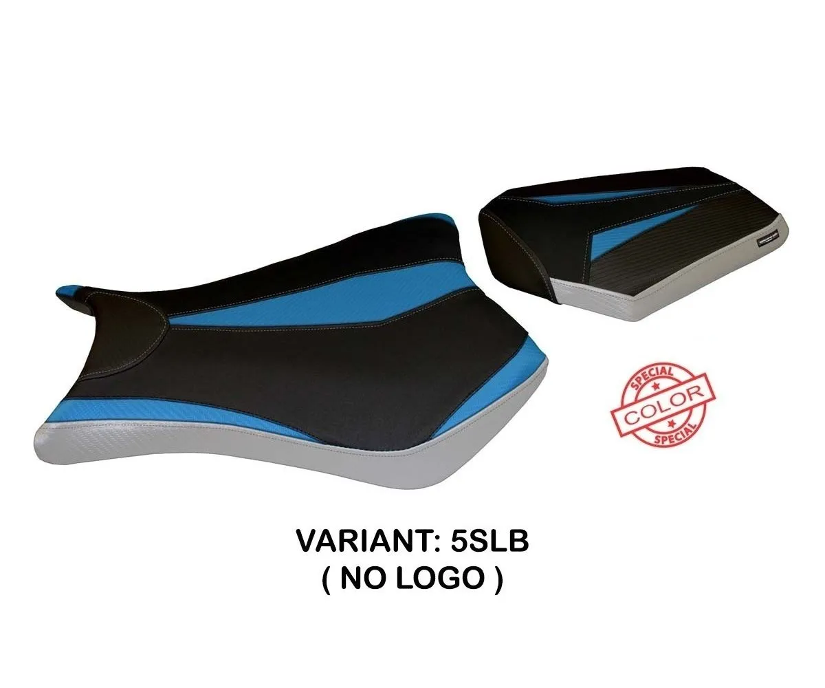 Rivestimento Sella Grove Special Color Argento - Blu (slb) T.i. Per Honda Cbr 1000 Rr 2008 > 2016-HCB1RRGS-5SLB-5-277476