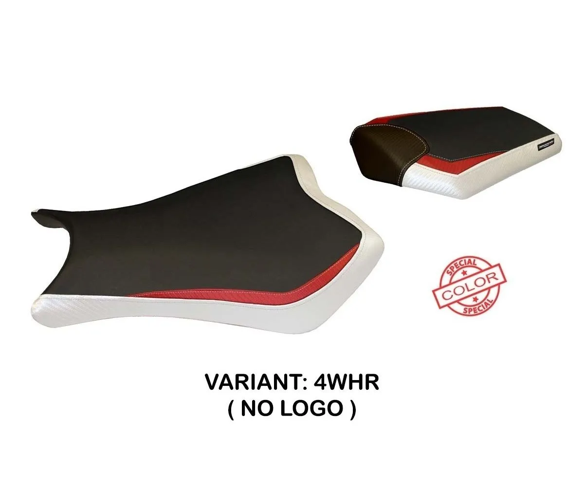 Rivestimento Sella Vico Special Color Bianco - Rosso (whr) T.i. Per Honda Cbr 1000 Rr 2008 > 2016-HCB1RRVS-4WHR-5-277466