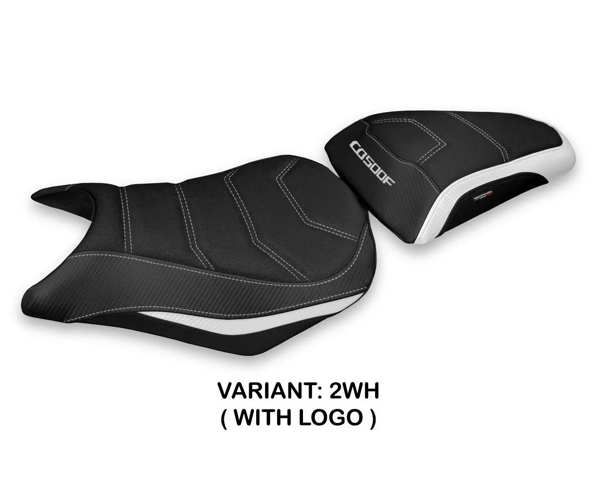 Rivestimento Sella Elati Ultragrip Bianco (wh) T.i. Per Honda Cb 500 F 2012 > 2015-HCB5F2E-2WH-1-277326