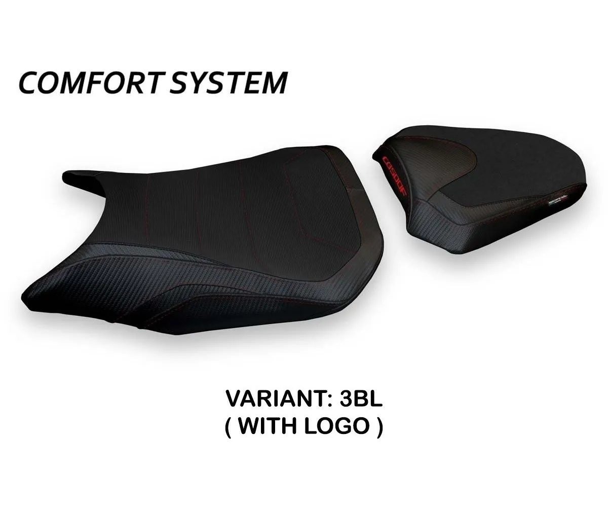 Rivestimento Sella Marcarini 1 Comfort System Nero (bl) T.i. Per Honda Cb 500 F 2016 > 2024-HCB5F6M1-3BL-3-277358