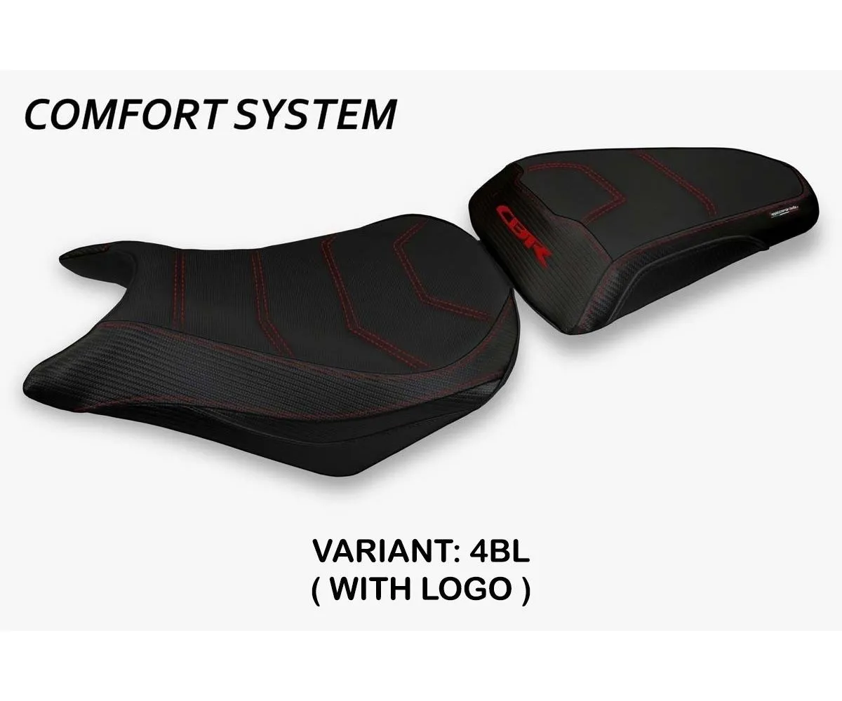Rivestimento Sella Auzat 1 Comfort System Nero (bl) T.i. Per Honda Cbr 500 R 2012 > 2016-HCBR5R2A1-4BL-5-277575