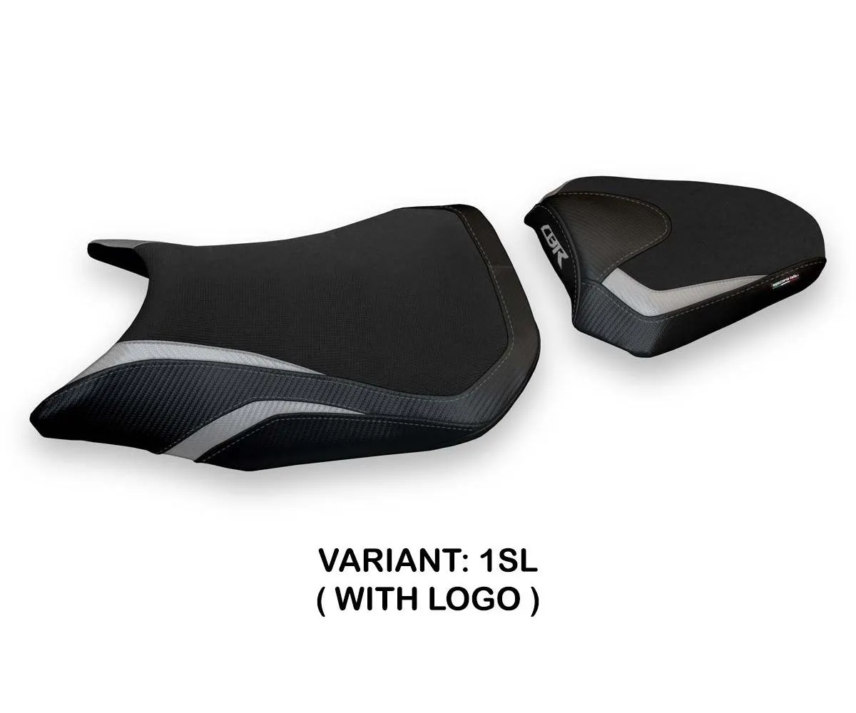 Rivestimento Sella Berrac 1 Argento (sl) T.i. Per Honda Cbr 500 R 2017 > 2022-HCBR5R7B1-1SL-3-277600