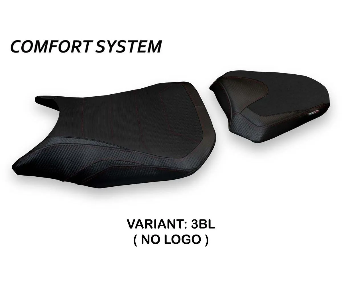 Rivestimento Sella Diamante 1 Comfort System Nero (bl) T.i. Per Honda Cbr 500 R 2017 > 2022-HCBR5R7D1-3BL-4-277613