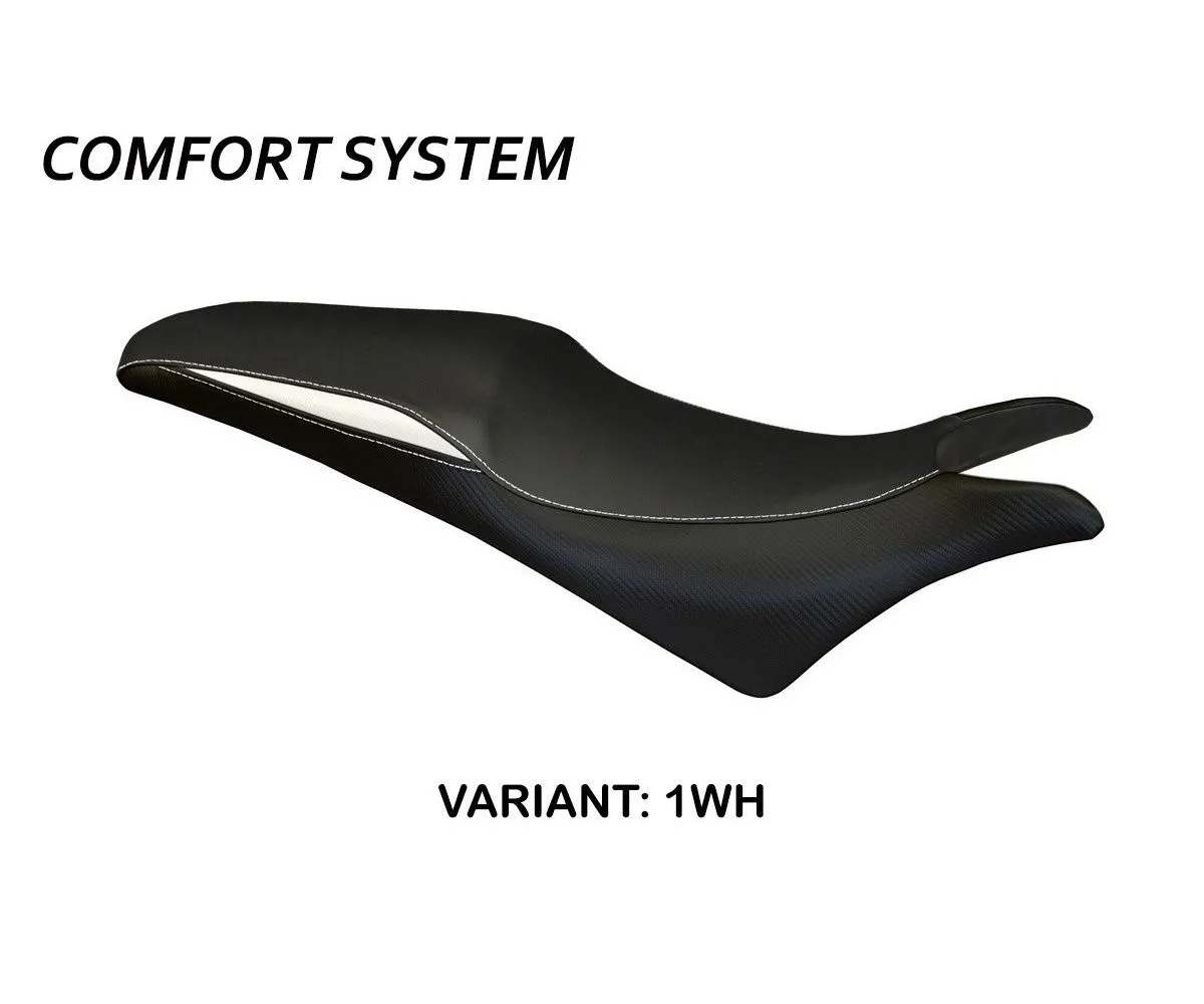 Rivestimento Sella Ancona Comfort System Bianco (wh) T.i. Per Honda Cbr 600 F 2011 > 2013-HCBR613AC-1WH-2-277643