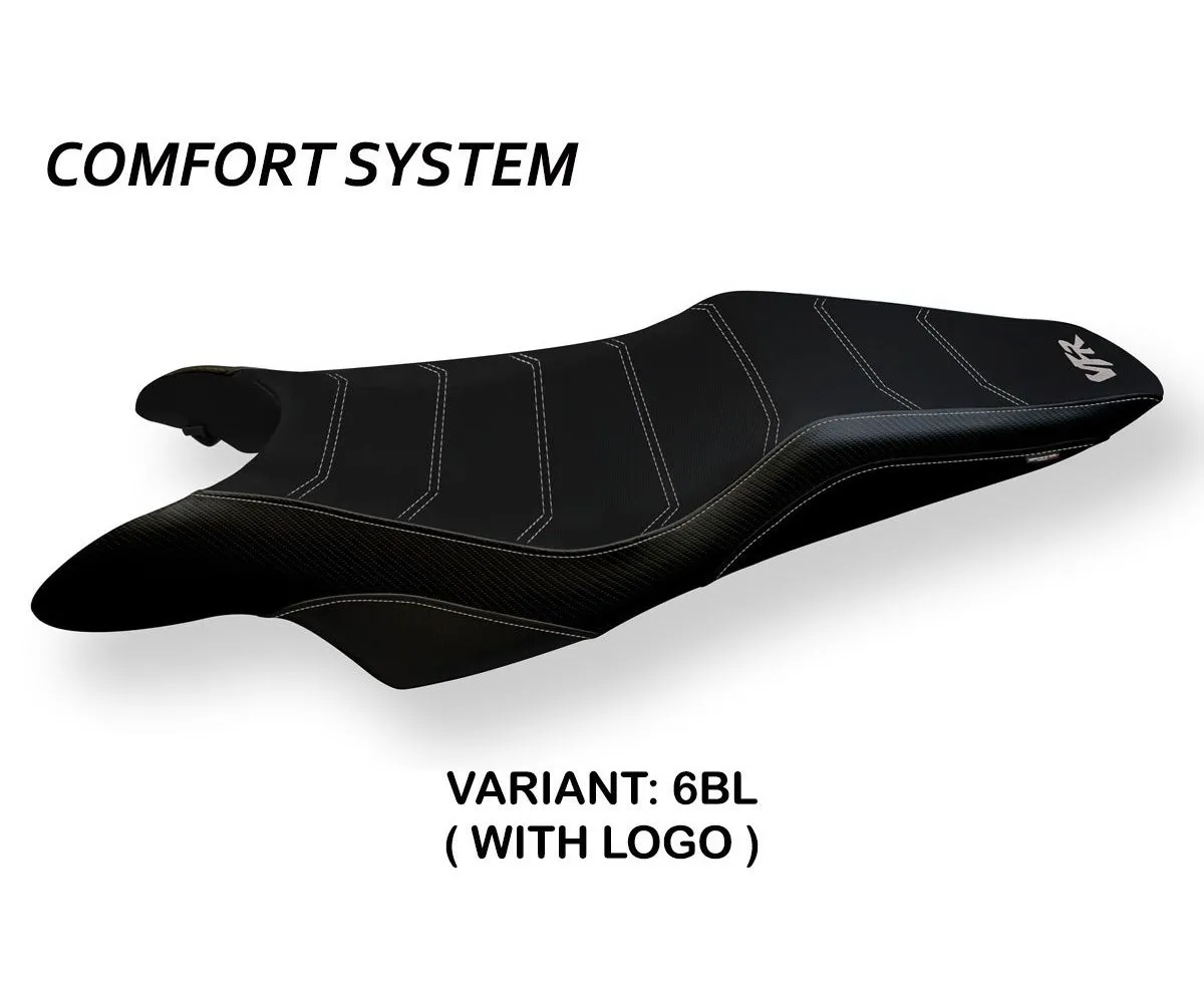 Rivestimento Sella Burnaby 2 Comfort System Nero (bl) T.i. Per Honda Vfr 800 2002 > 2013-HVF809B2-6BL-1-277990