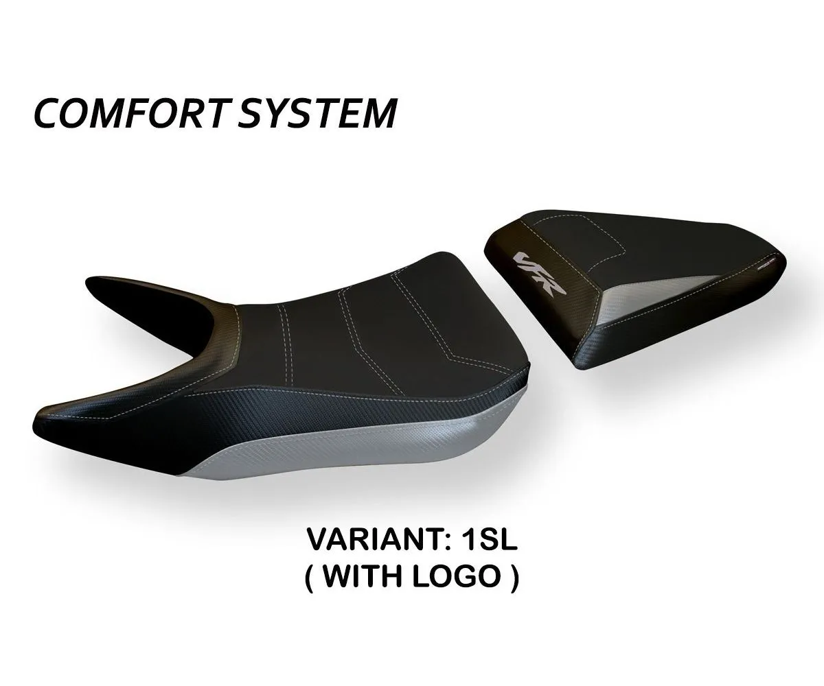 Rivestimento Sella Knock 2 Comfort System Argento (sl) T.i. Per Honda Vfr 800 2014 > 2019-HVF819K2-1SL-1-278002