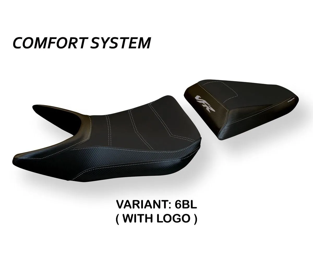 Rivestimento Sella Knock 2 Comfort System Nero (bl) T.i. Per Honda Vfr 800 2014 > 2019-HVF819K2-6BL-1-278010