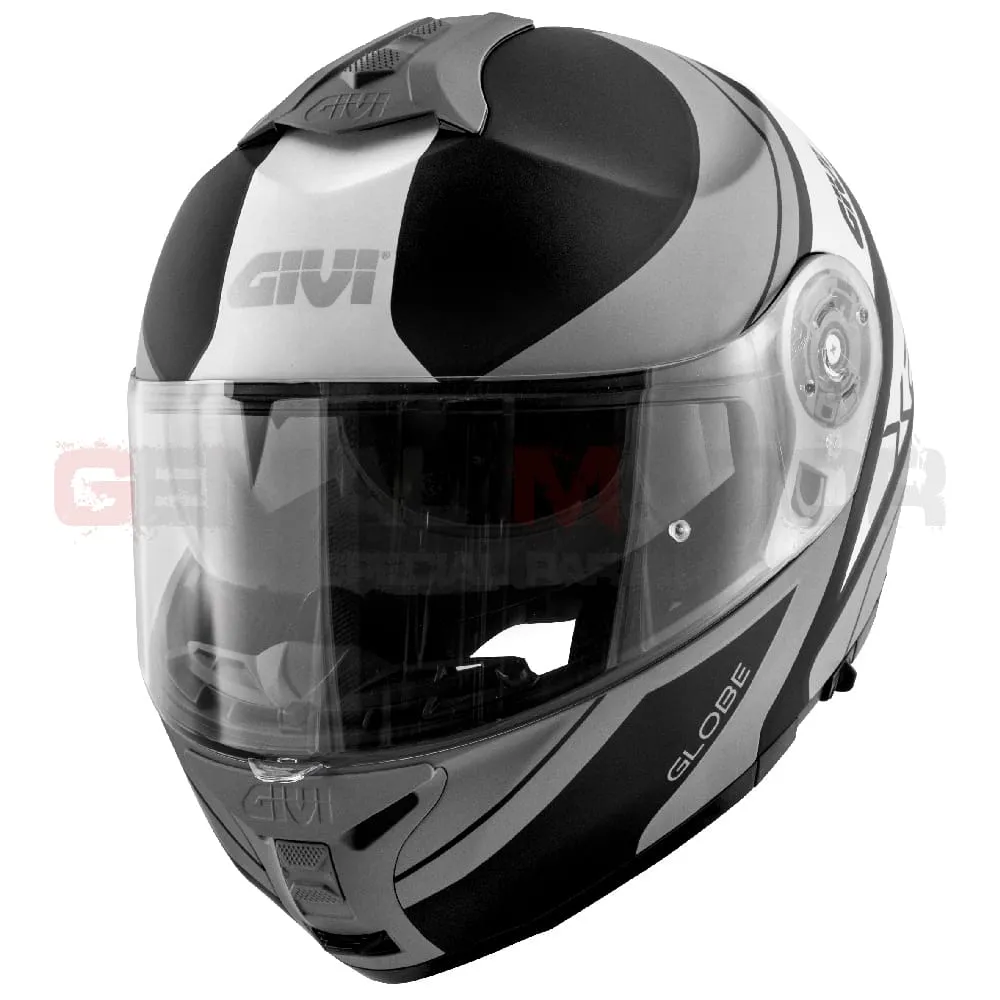 Casco Uomo X21 Challenger Moto Givi Helmet Apribile Nero Opaco - Titanio Hx21fgbbt-HX21FGBBT-133604