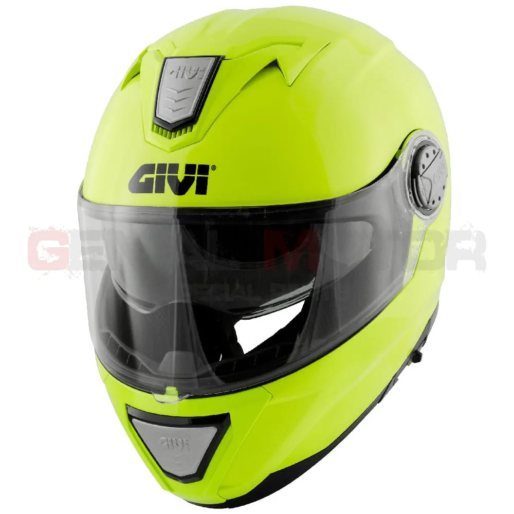 Casco Uomo X23 Sidney Moto Givi Helmet Apribile Giallo Fluo Lucido Hx23bg126-HX23BG126-133625