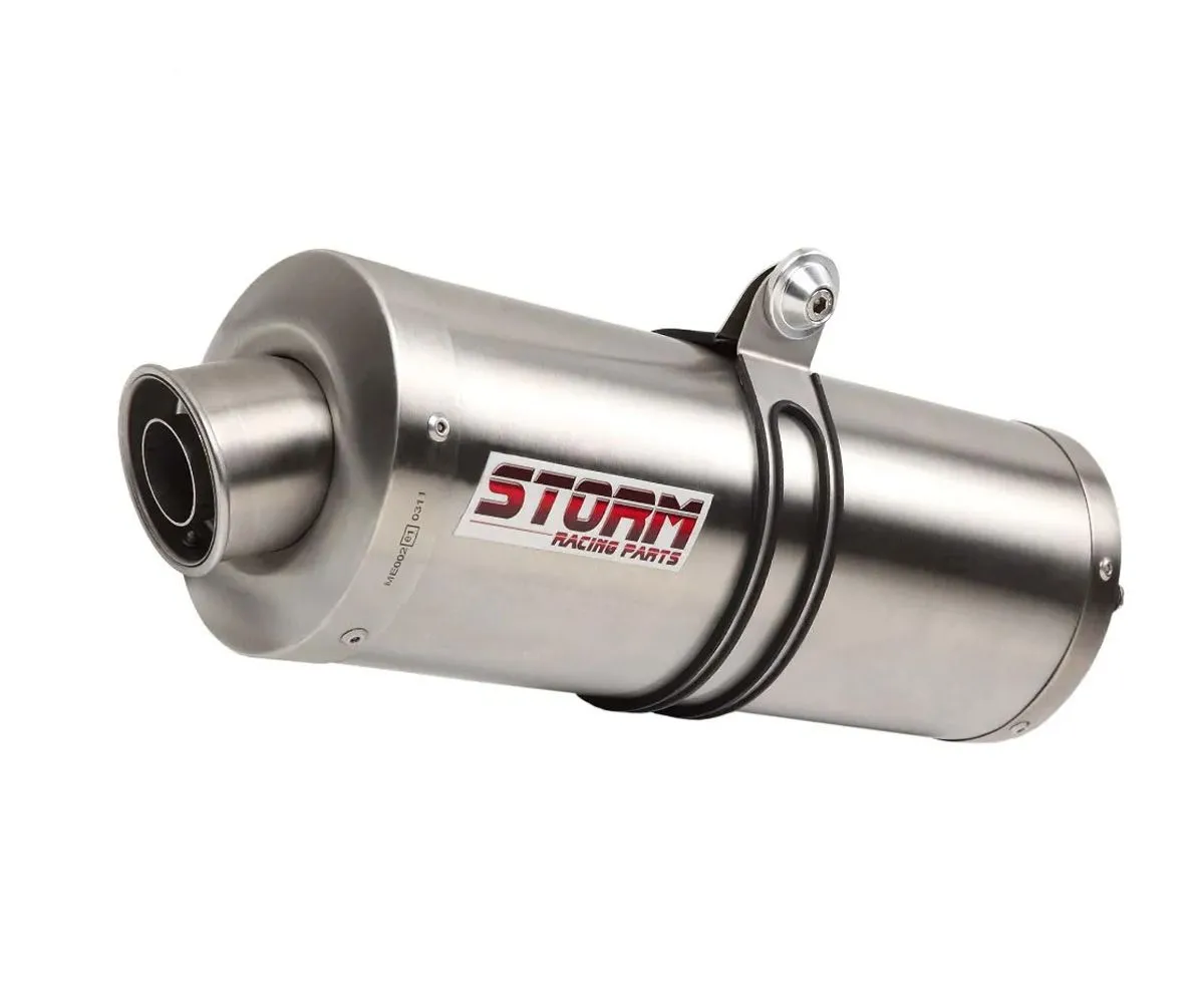 Scarico Catalizzato Storm By Mivv Oval Acciaio Inox Kawasaki Z 750 2007 > 2014-74.K.018.KX2-133685
