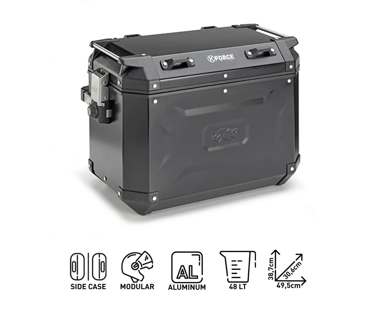 Valigia Lat.sx 48lt.k'force Kappa Kfr48bl Portavaligia Bmw F 700 Gs 2013 > 2017-KFR48BL--KL5103CAM-287263