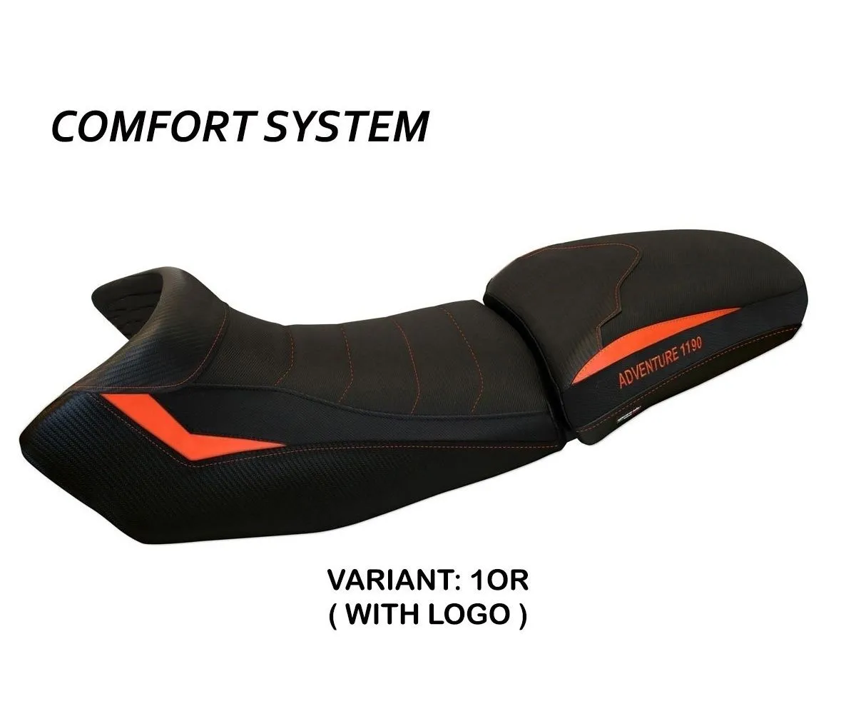 Rivestimento Sella Fasano Comfort System Arancio (or) T.i. Per Ktm 1190 Adventure 2013 > 2016-KT119AFC-1OR-1-278860