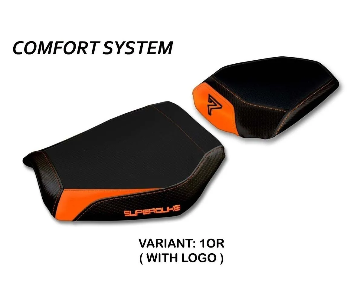 Rivestimento Sella Gaya Comfort System Arancio (or) T.i. Per Ktm 1290 Super Duke R 2020 > 2022-KT12SDRG-1OR-1-279062