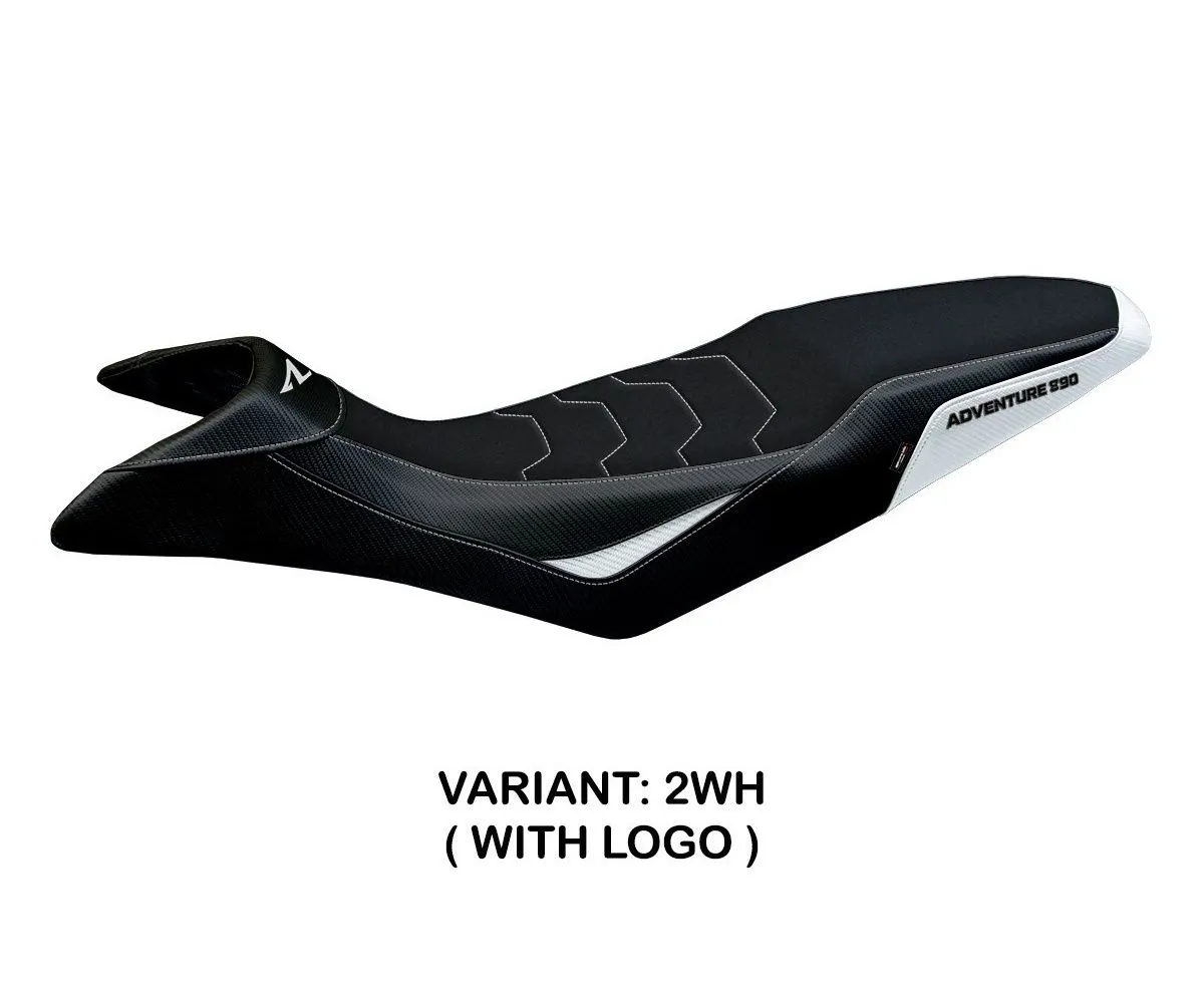 Rivestimento Sella Mazyr Ultragrip Bianco (wh) T.i. Per Ktm 890 Adventure R 2021 > 2022-KT89ARMU-2WH-1-279214