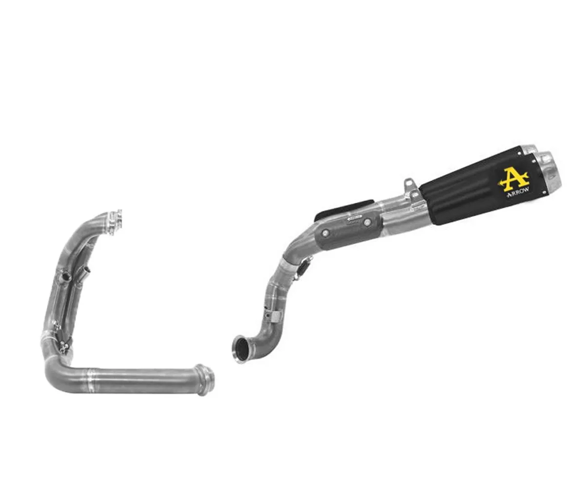 Coppia Terminali Impianto Completo Arrow Pro Race Nichrom Nero Ktm 890 Duke R 2020 > 2022-71216PRN--71702MI-287455