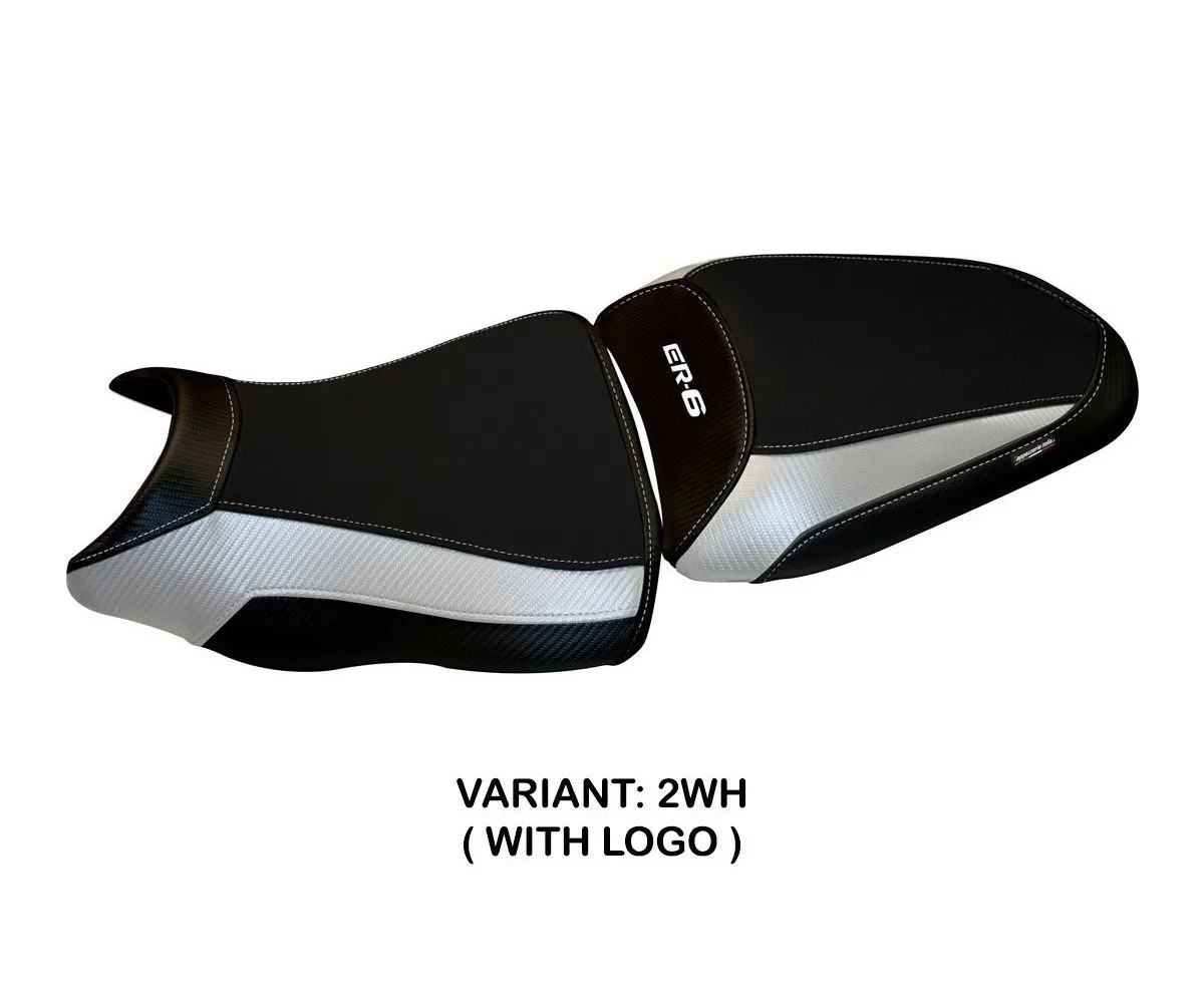 Rivestimento Sella Leeds 1 Bianco (wh) T.i. Per Kawasaki Er-6n / F 2012 > 2016-KWE6L1-2WH-5-278121