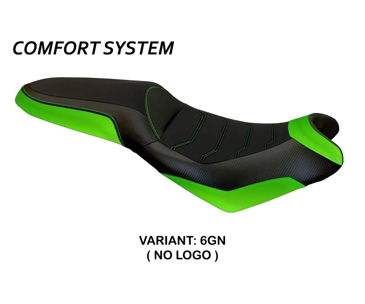 Rivestimento Sella Elba 2 Comfort System Verde (gn) T.i. Per Kawasaki Versys 650 2007 > 2022-KWV6EC2-6GN-4-278478