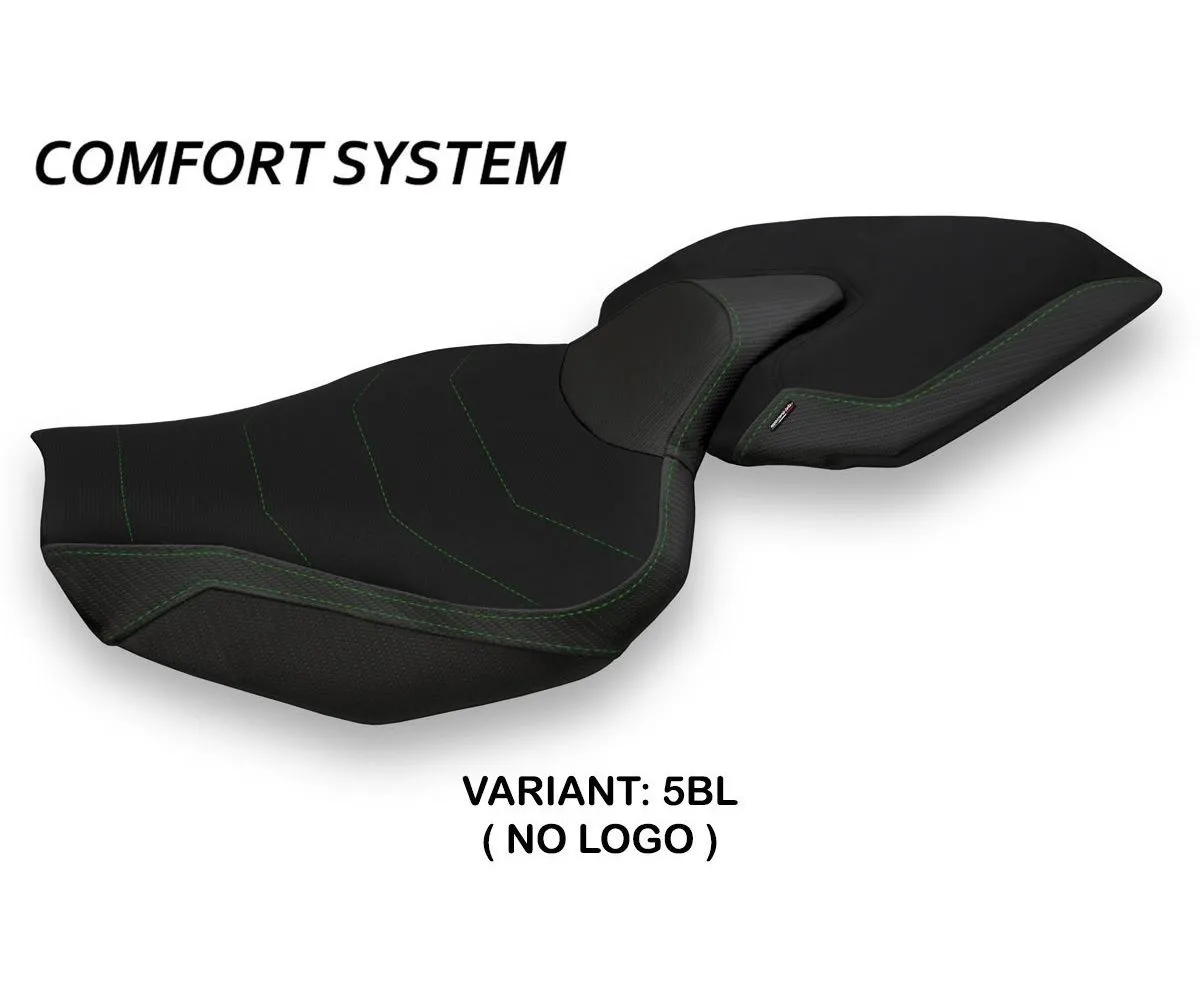 Rivestimento Sella Ellos 1 Comfort System Nero (bl) T.i. Per Kawasaki Z 1000 2014 > 2020-KWZ14E1-5BL-2-278622