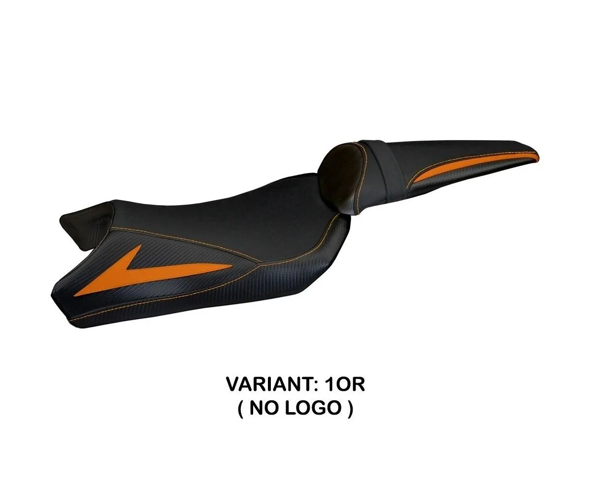 Rivestimento Sella Berna Total Black Arancio (or) T.i. Per Kawasaki Z 1000 2010 > 2013-KWZ1BTB-1OR-2-278588
