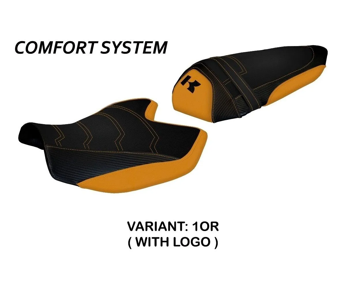Rivestimento Sella Amatrice 2 Comfort System Arancio (or) T.i. Per Kawasaki Z 1000 2007 > 2019-KWZ747A2C-1OR-1-278573
