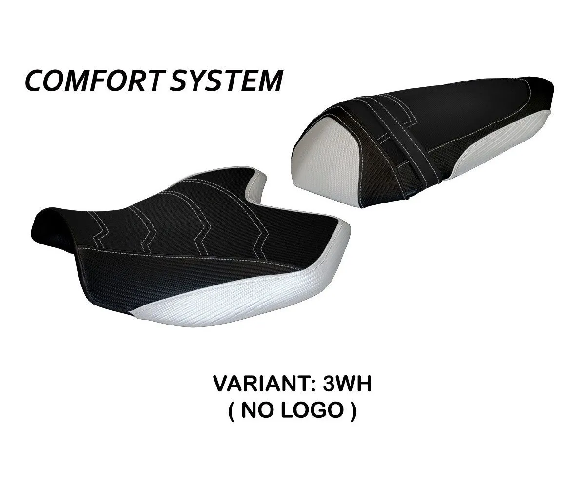 Rivestimento Sella Amatrice 2 Comfort System Bianco (wh) T.i. Per Kawasaki Z 1000 2007 > 2019-KWZ747A2C-3WH-2-278574